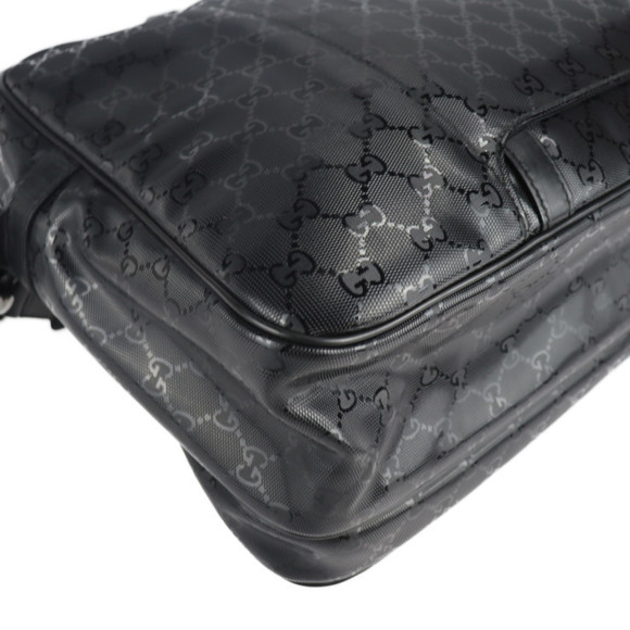 GUCCI GG Implement Boston Bag Coated Black - Picture 5 of 9